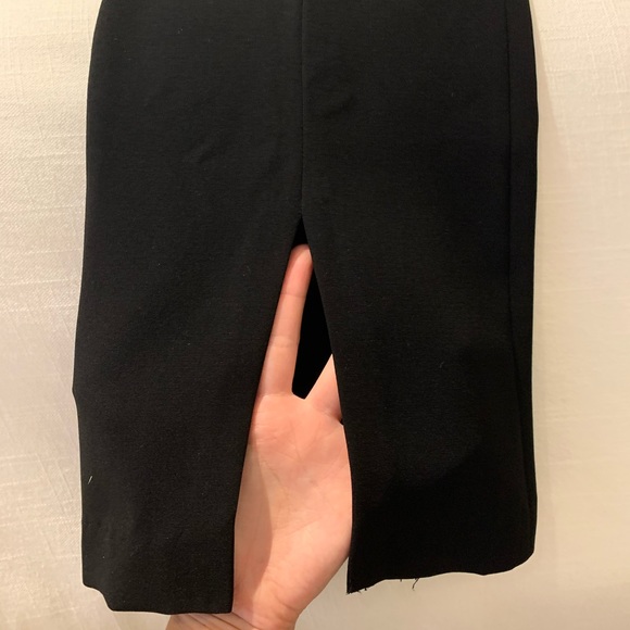 Alexis Wide Leg Split Seam Pants Black - Picture 6 of 10